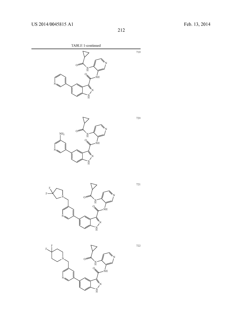 INDAZOLE-3-CARBOXAMIDES AND THEIR USE AS WNT/BETA-CATENIN SIGNALING     PATHWAY INHIBITORS - diagram, schematic, and image 213