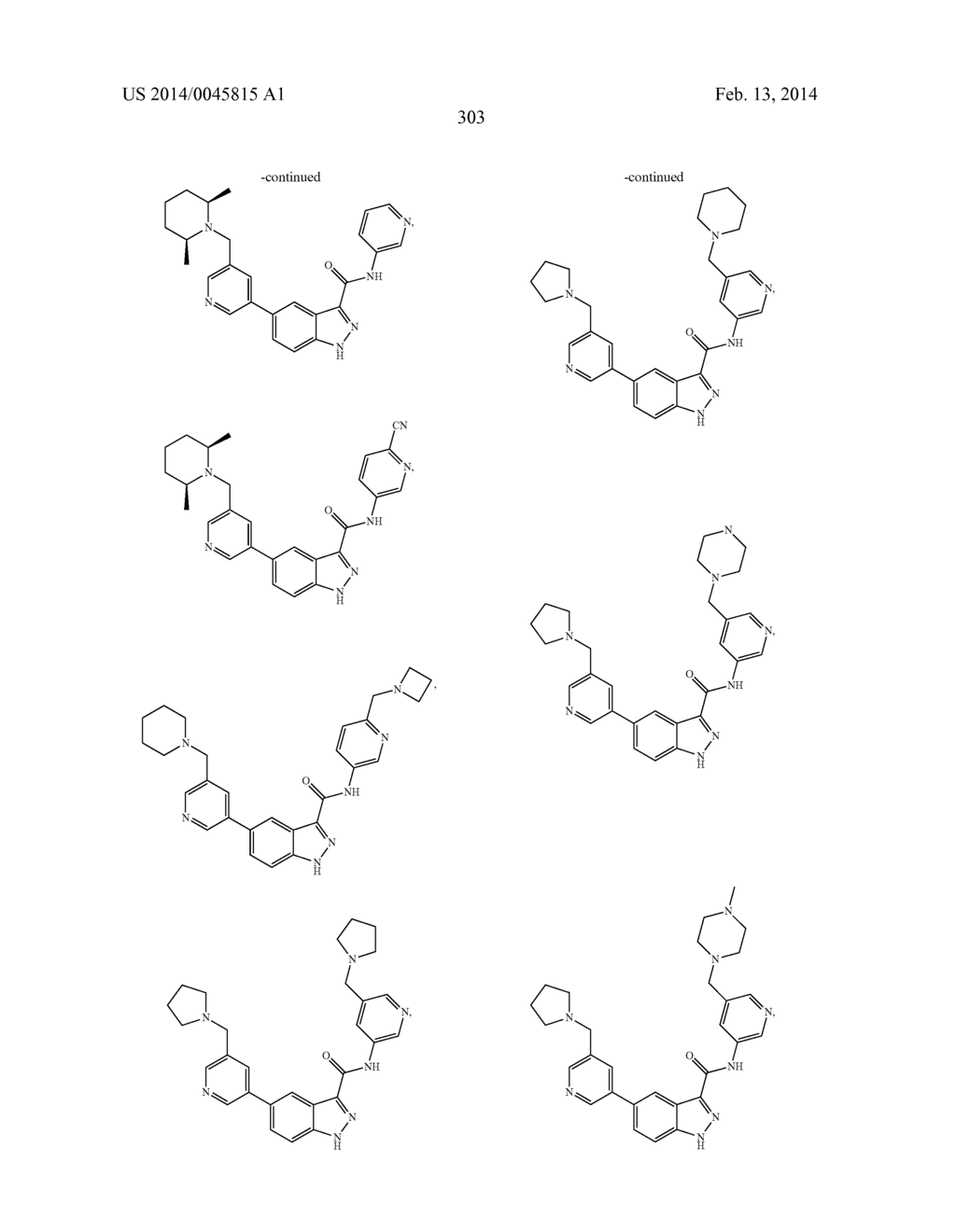 INDAZOLE-3-CARBOXAMIDES AND THEIR USE AS WNT/BETA-CATENIN SIGNALING     PATHWAY INHIBITORS - diagram, schematic, and image 304