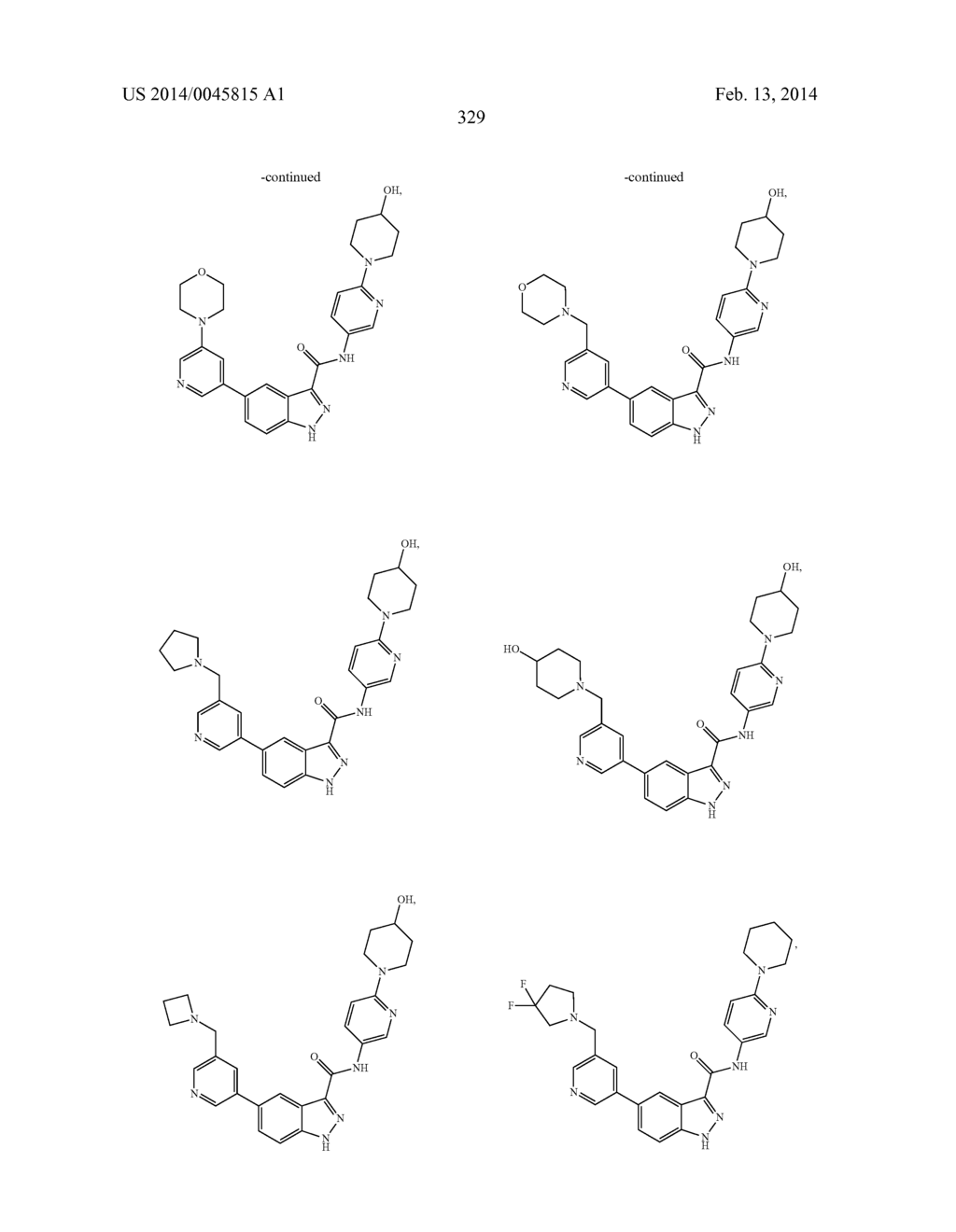 INDAZOLE-3-CARBOXAMIDES AND THEIR USE AS WNT/BETA-CATENIN SIGNALING     PATHWAY INHIBITORS - diagram, schematic, and image 330