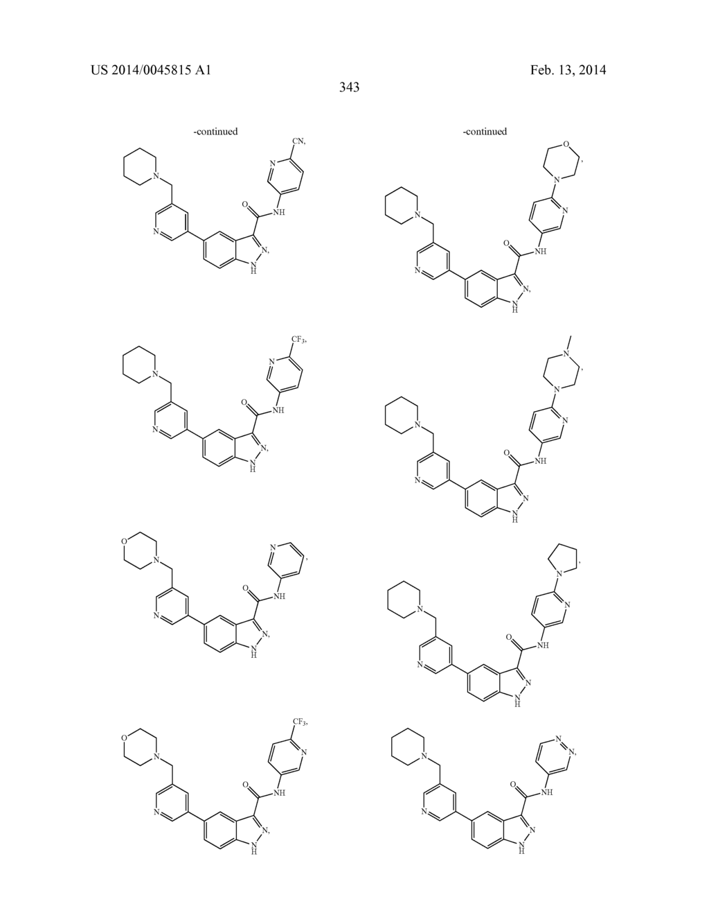 INDAZOLE-3-CARBOXAMIDES AND THEIR USE AS WNT/BETA-CATENIN SIGNALING     PATHWAY INHIBITORS - diagram, schematic, and image 344