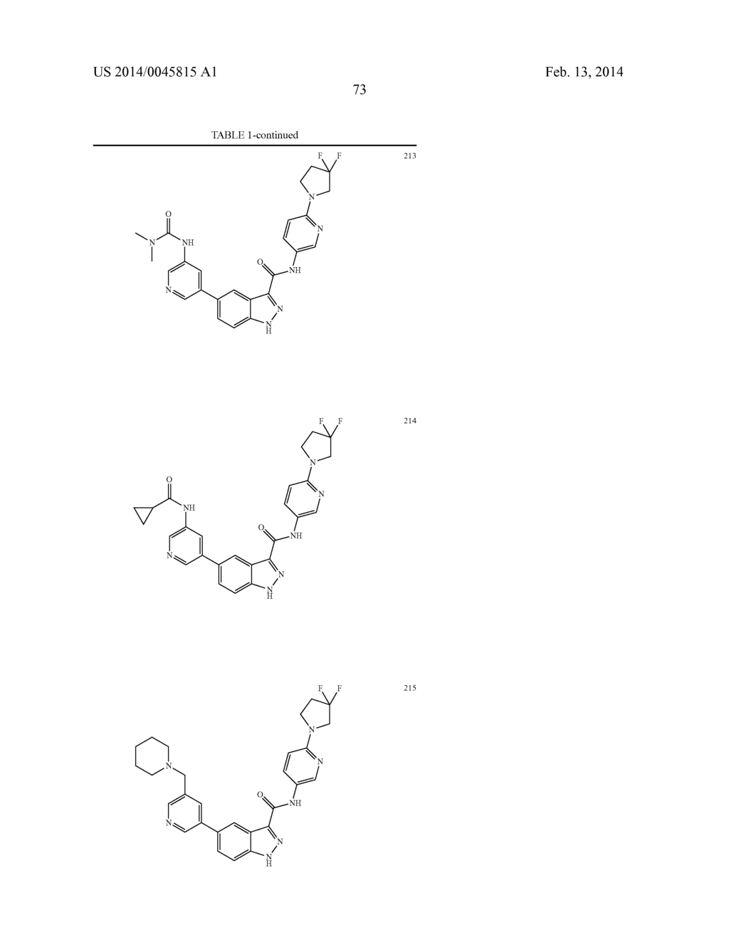 INDAZOLE-3-CARBOXAMIDES AND THEIR USE AS WNT/BETA-CATENIN SIGNALING     PATHWAY INHIBITORS - diagram, schematic, and image 74