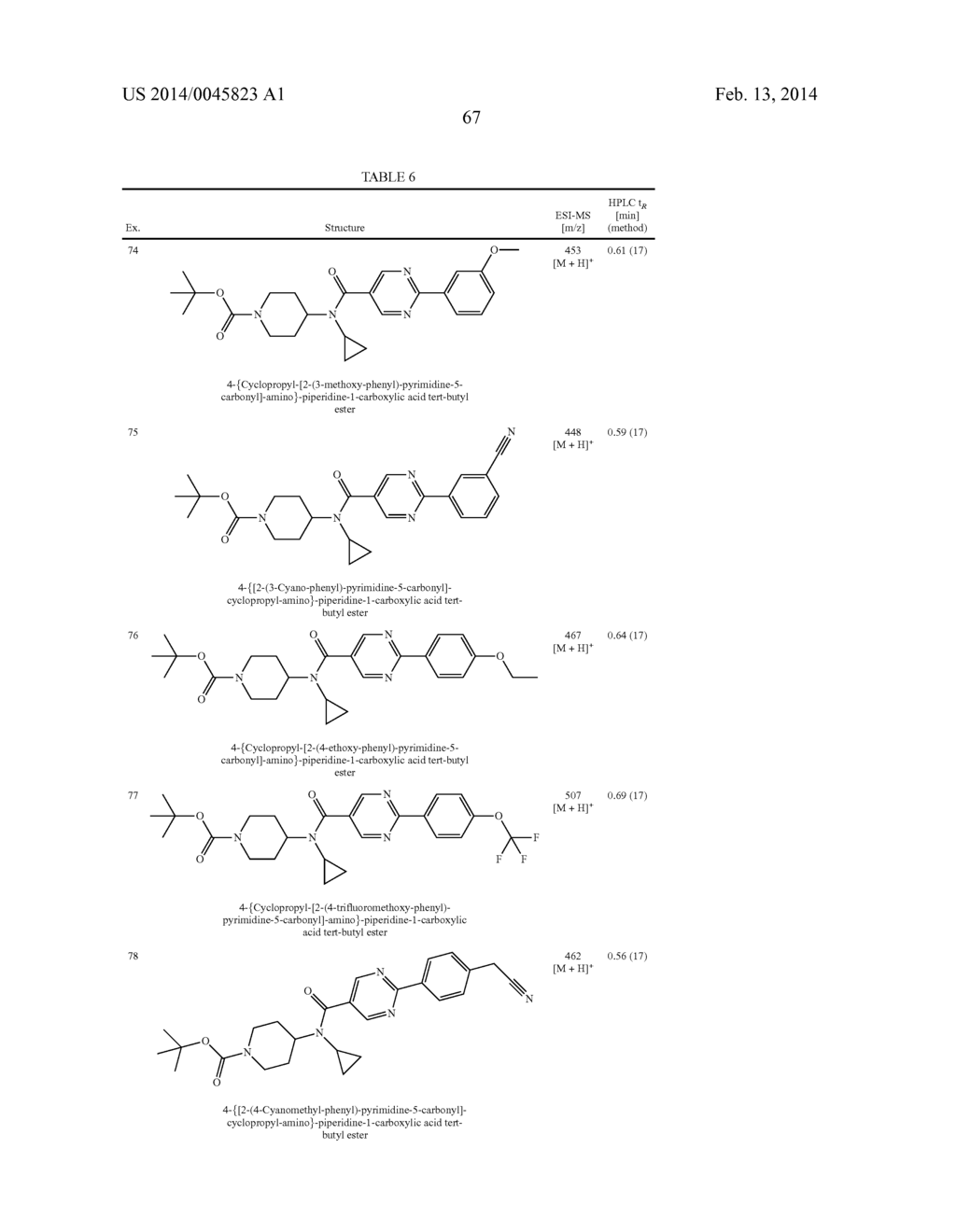 N-CYCLOPROPYL-N-PIPERIDINYL-AMIDES, PHARMACEUTICAL COMPOSITIONS CONTAINING     THEM AND USES THEREOF - diagram, schematic, and image 68