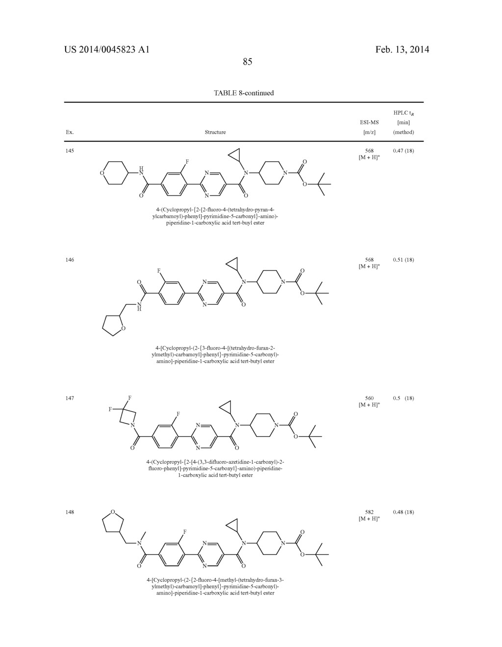 N-CYCLOPROPYL-N-PIPERIDINYL-AMIDES, PHARMACEUTICAL COMPOSITIONS CONTAINING     THEM AND USES THEREOF - diagram, schematic, and image 86