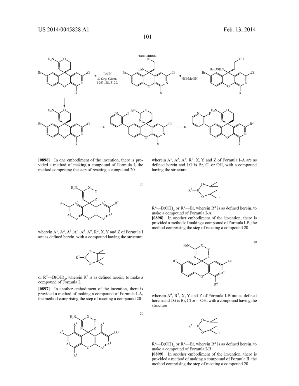 AMINO-OXAZINES AND AMINO-DIHYDROTHIAZINE COMPOUNDS AS BETA-SECRETASE     MODULATORS AND METHODS OF USE - diagram, schematic, and image 102