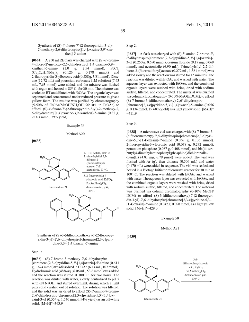 AMINO-OXAZINES AND AMINO-DIHYDROTHIAZINE COMPOUNDS AS BETA-SECRETASE     MODULATORS AND METHODS OF USE - diagram, schematic, and image 60