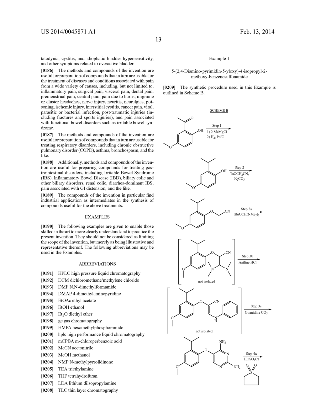 PROCESS FOR SYNTHESIS OF PHENOXY DIAMINOPYRIMIDINE DERIVATIVES - diagram, schematic, and image 14