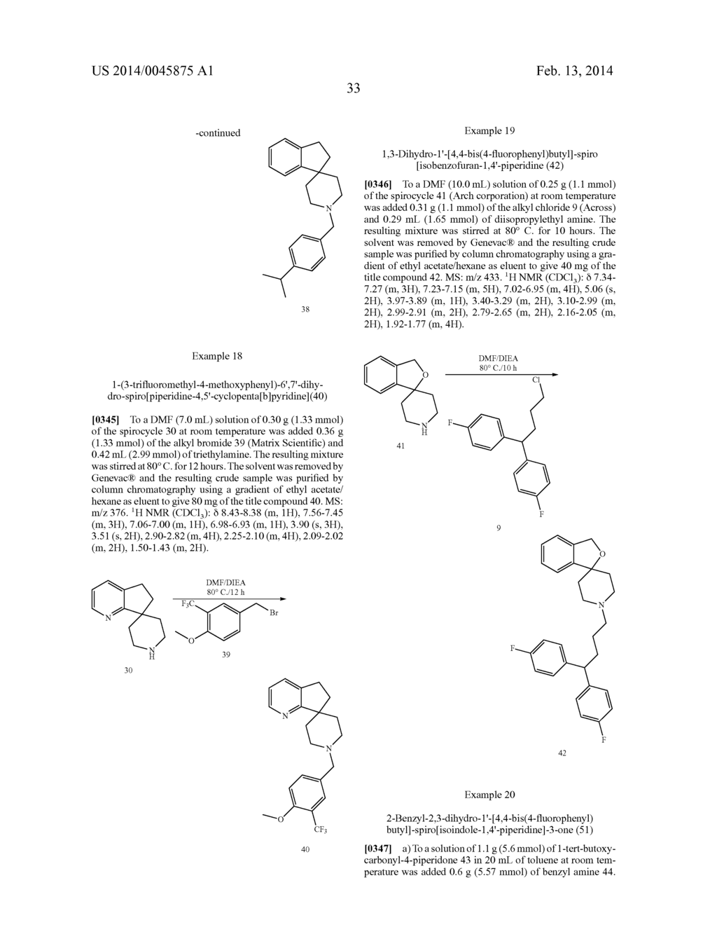 Fused and Spirocycle Compounds and the Use Thereof - diagram, schematic, and image 34