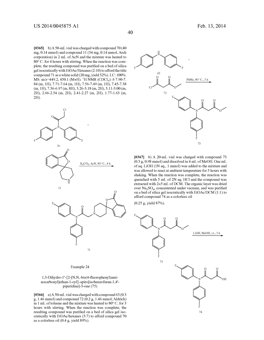 Fused and Spirocycle Compounds and the Use Thereof - diagram, schematic, and image 41