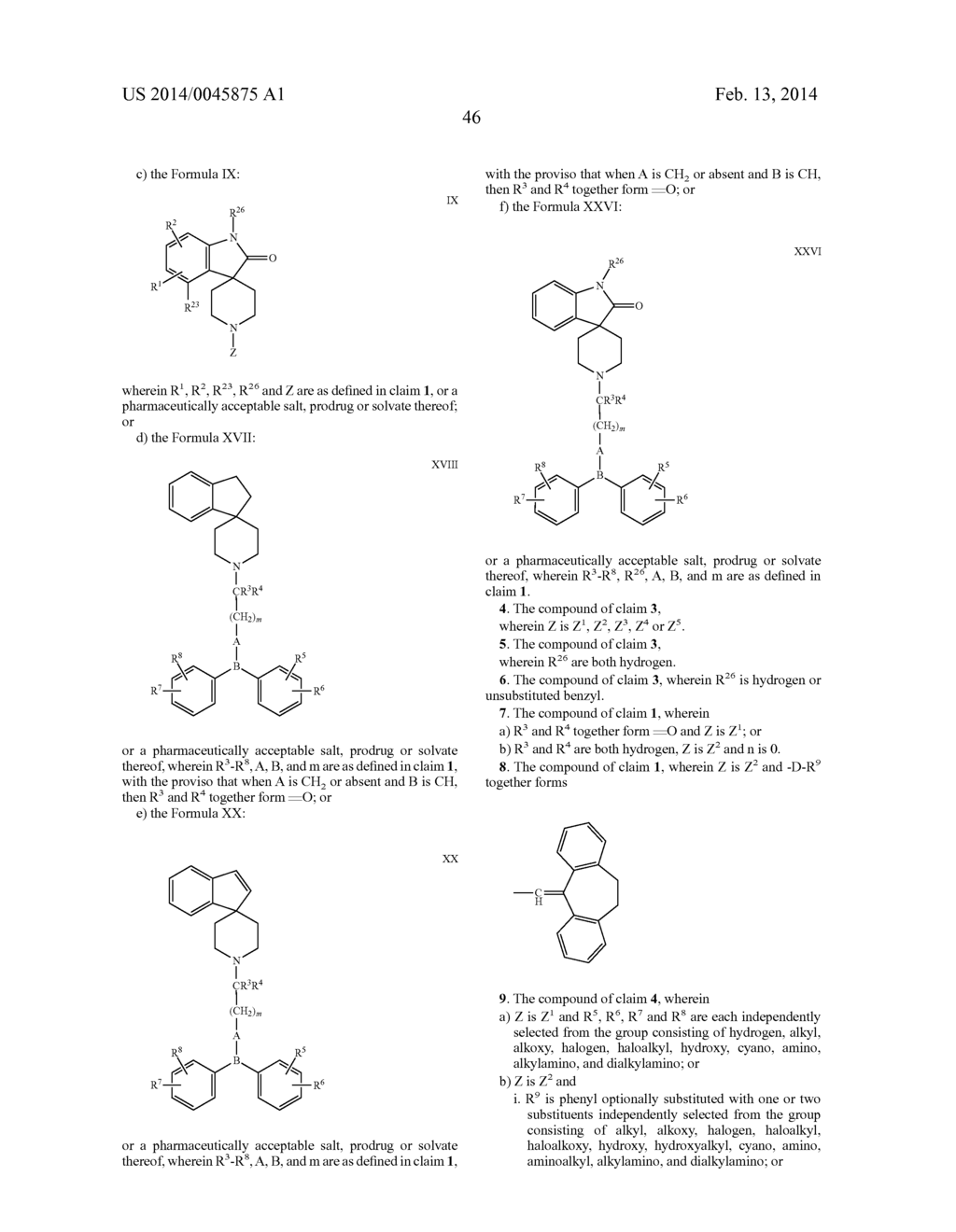 Fused and Spirocycle Compounds and the Use Thereof - diagram, schematic, and image 47