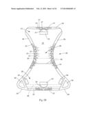 INSERT WITH ADVANTAGEOUS FASTENER CONFIGURATIONS AND END STIFFNESS     CHARACTERISTICS FOR TWO-PIECE WEARABLE ABSORBENT ARTICLE diagram and image