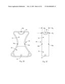 INSERT WITH ADVANTAGEOUS FASTENER CONFIGURATIONS AND END STIFFNESS     CHARACTERISTICS FOR TWO-PIECE WEARABLE ABSORBENT ARTICLE diagram and image