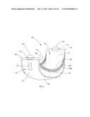 INSERT WITH ADVANTAGEOUS FASTENER CONFIGURATIONS AND END STIFFNESS     CHARACTERISTICS FOR TWO-PIECE WEARABLE ABSORBENT ARTICLE diagram and image