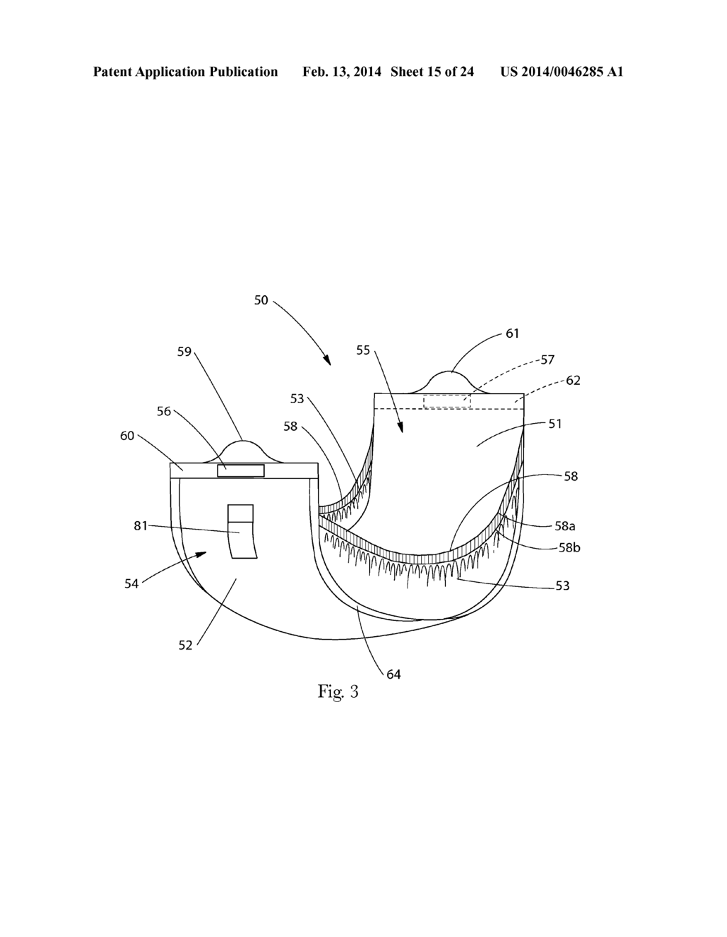 INSERT WITH ADVANTAGEOUS FASTENER CONFIGURATIONS AND END STIFFNESS     CHARACTERISTICS FOR TWO-PIECE WEARABLE ABSORBENT ARTICLE - diagram, schematic, and image 16