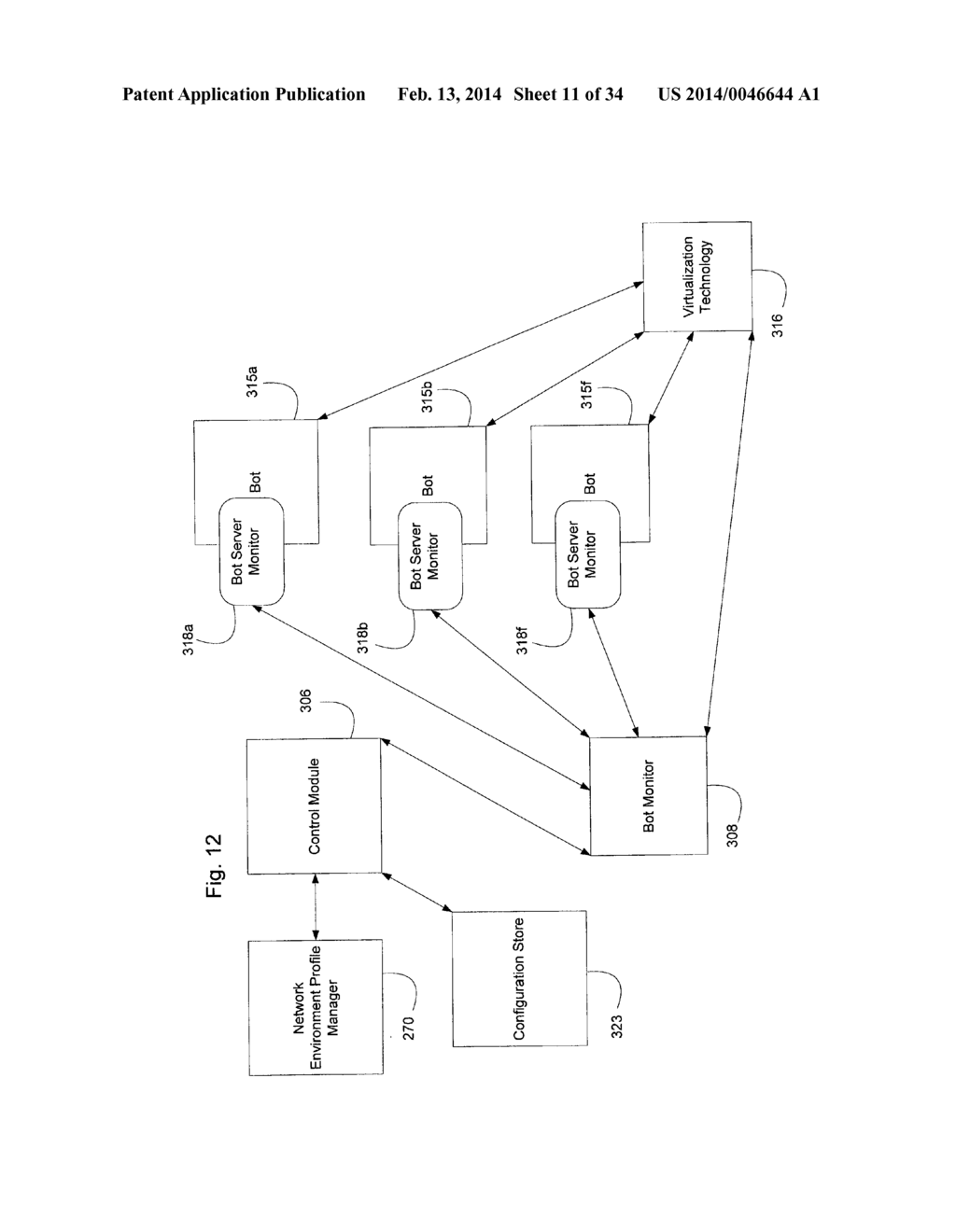 SYSTEMS AND METHODS FOR NETWORK MONITORING AND ANALYSIS OF A SIMULATED     NETWORK - diagram, schematic, and image 12