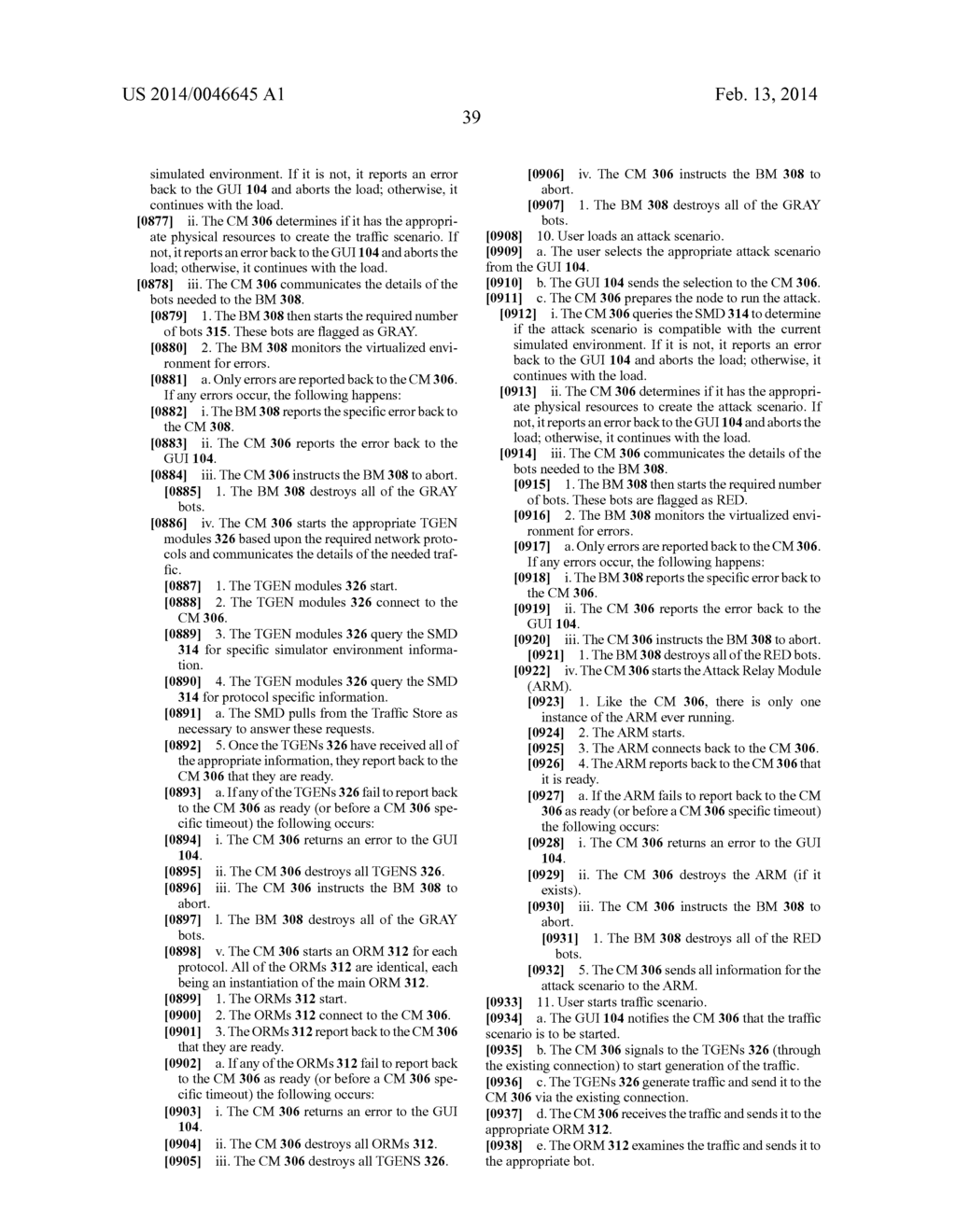 SYSTEMS AND METHODS FOR NETWORK MONITORING AND ANALYSIS OF A SIMULATED     NETWORK - diagram, schematic, and image 74