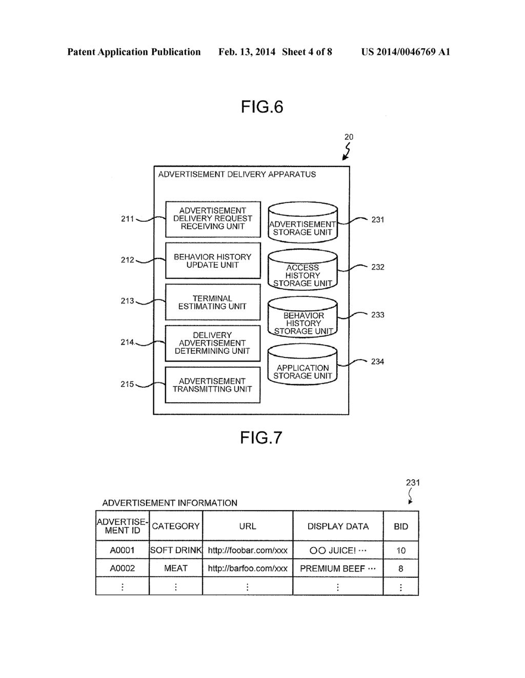 ADVERTISEMENT DELIVERY APPARATUS, ADVERTISEMENT DELIVERY METHOD, TERMINAL     ESTIMATING APPARATUS, AND TERMINAL ESTIMATING METHOD - diagram, schematic, and image 05