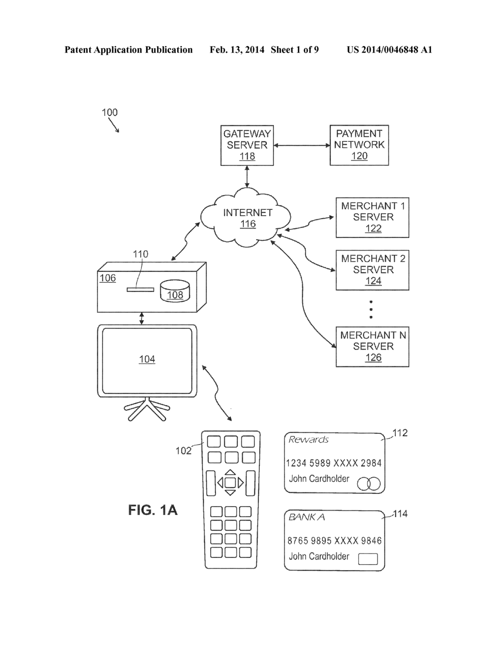 AUTOMATIC REGISTRATION AND GENERATION OF CONSUMER PAYMENT CREDENTIALS     USING INTERNET-CONNECTED APPLIANCES - diagram, schematic, and image 02