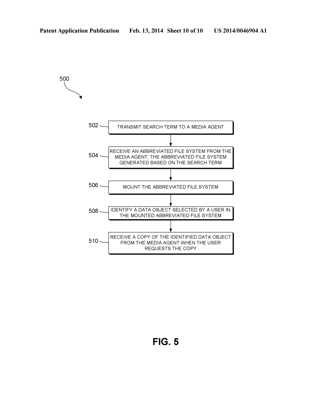 LIGHTWEIGHT MOUNTING OF A SECONDARY COPY OF FILE SYSTEM DATA - diagram, schematic, and image 11