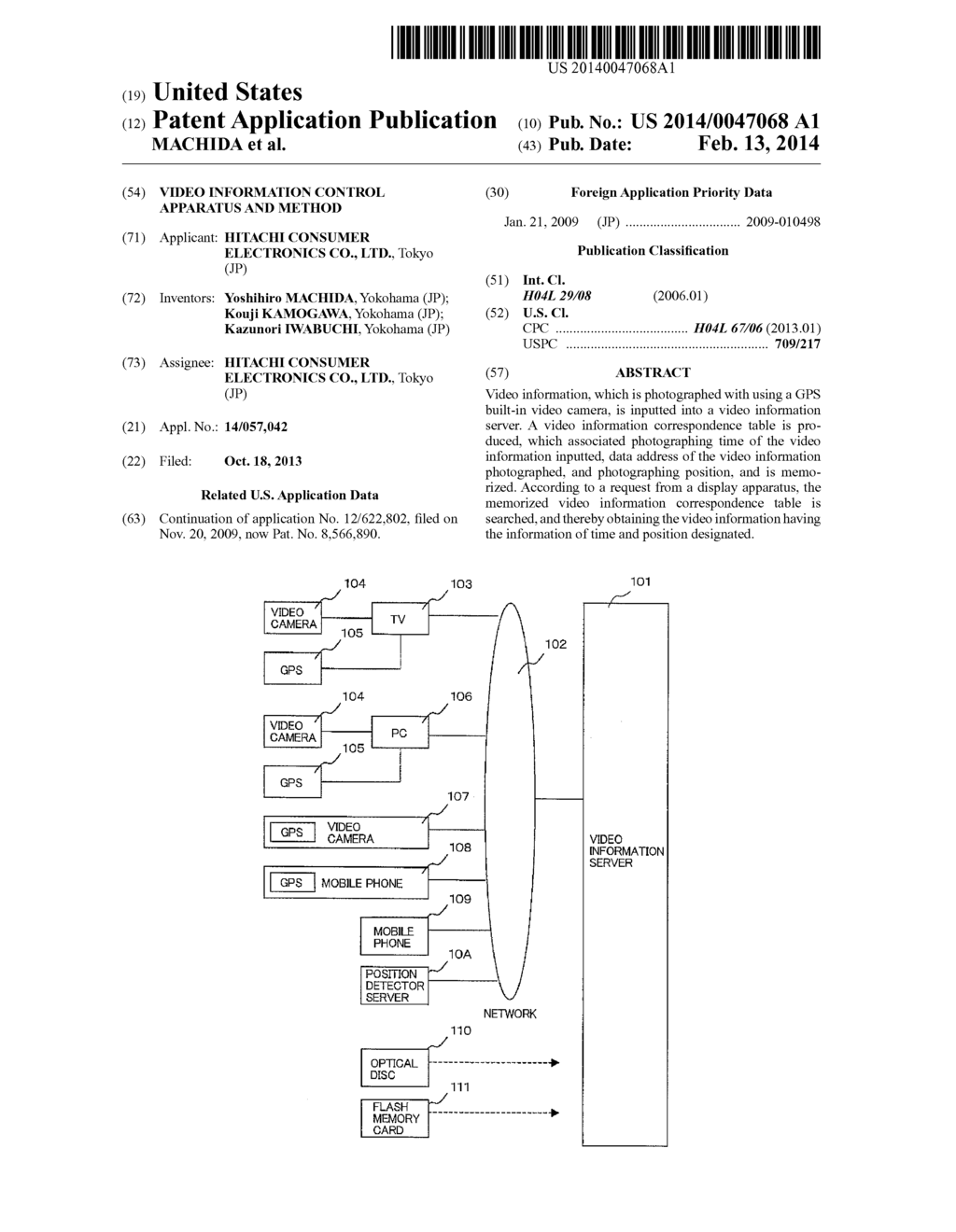 VIDEO INFORMATION CONTROL APPARATUS AND METHOD - diagram, schematic, and image 01