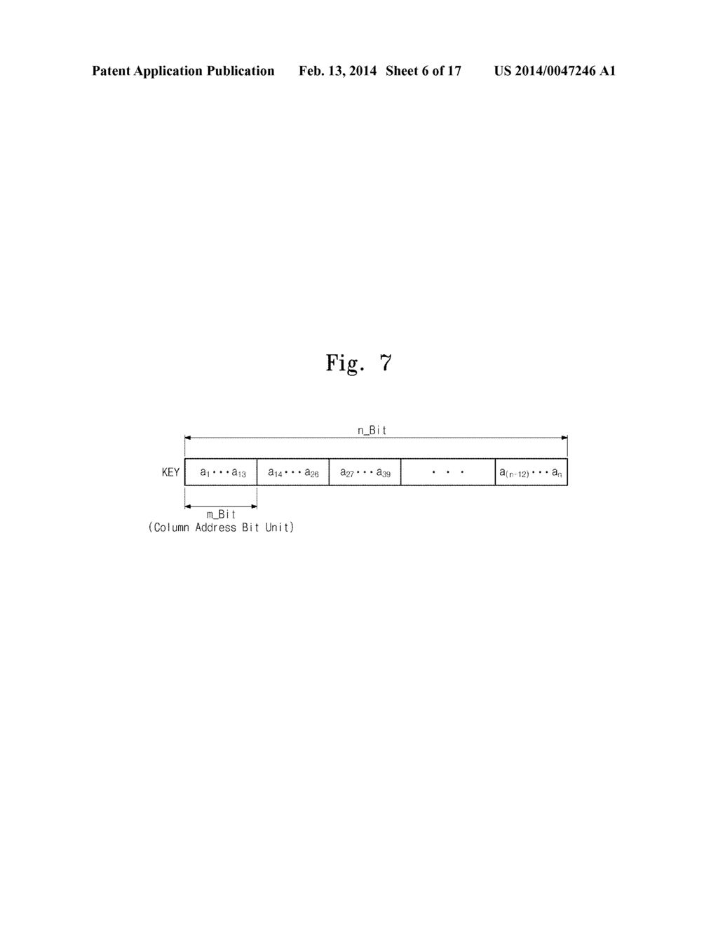 FLASH MEMORY DEVICE INCLUDING KEY CONTROL LOGIC AND ENCRYPTION KEY STORING     METHOD - diagram, schematic, and image 07