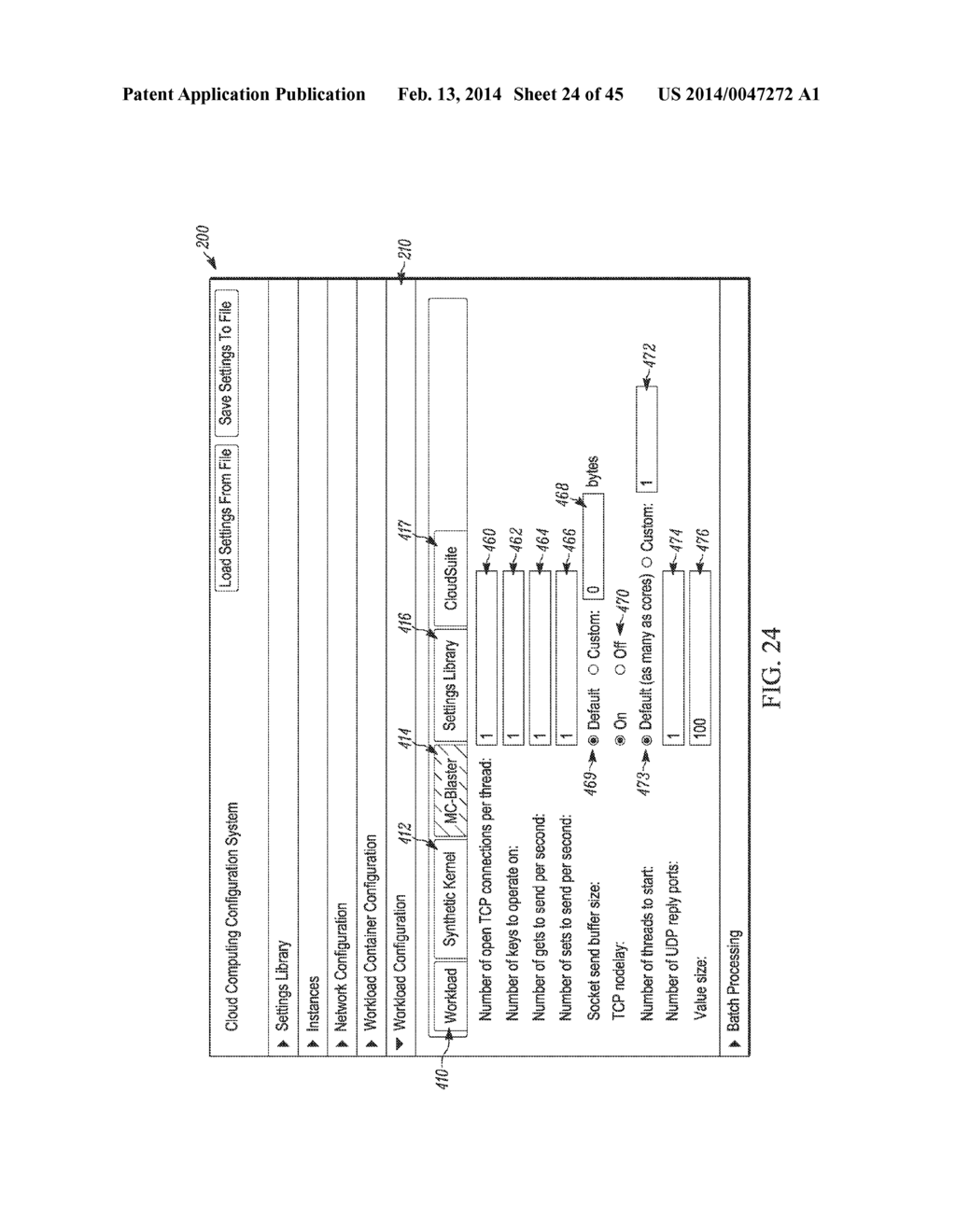 SYSTEM AND METHOD FOR CONFIGURING A CLOUD COMPUTING SYSTEM WITH A     SYNTHETIC TEST WORKLOAD - diagram, schematic, and image 25