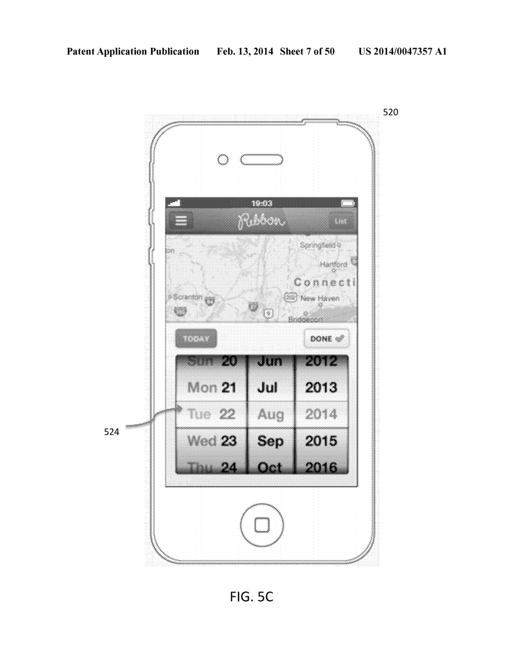 COMMUNICATING FUTURE LOCATIONS IN A SOCIAL NETWORK - diagram, schematic, and image 08