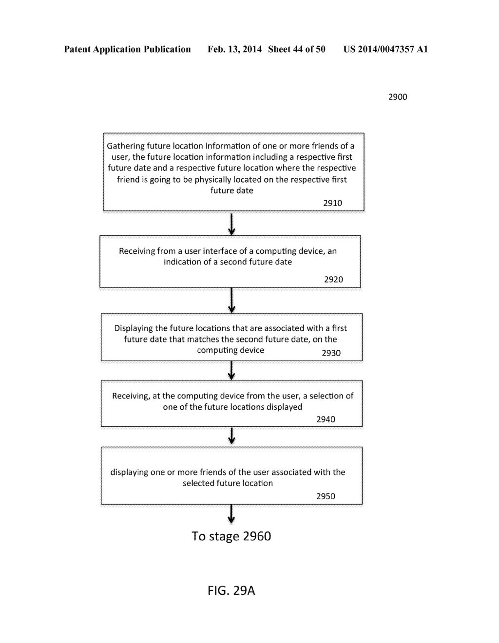 COMMUNICATING FUTURE LOCATIONS IN A SOCIAL NETWORK - diagram, schematic, and image 45