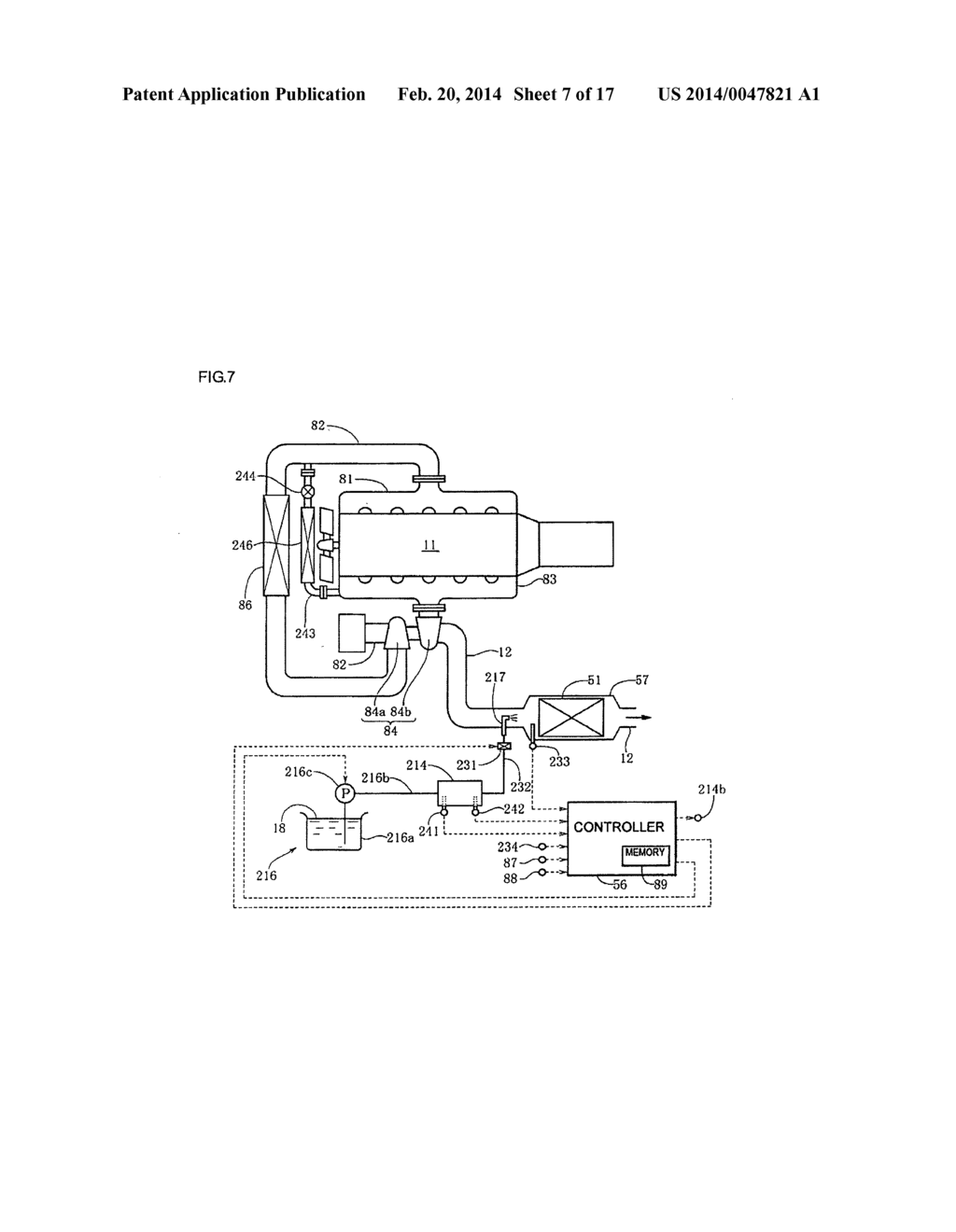 UREA SOLUTION REFORMER AND EXHAUST GAS PURIFIER USING SAME - diagram, schematic, and image 08