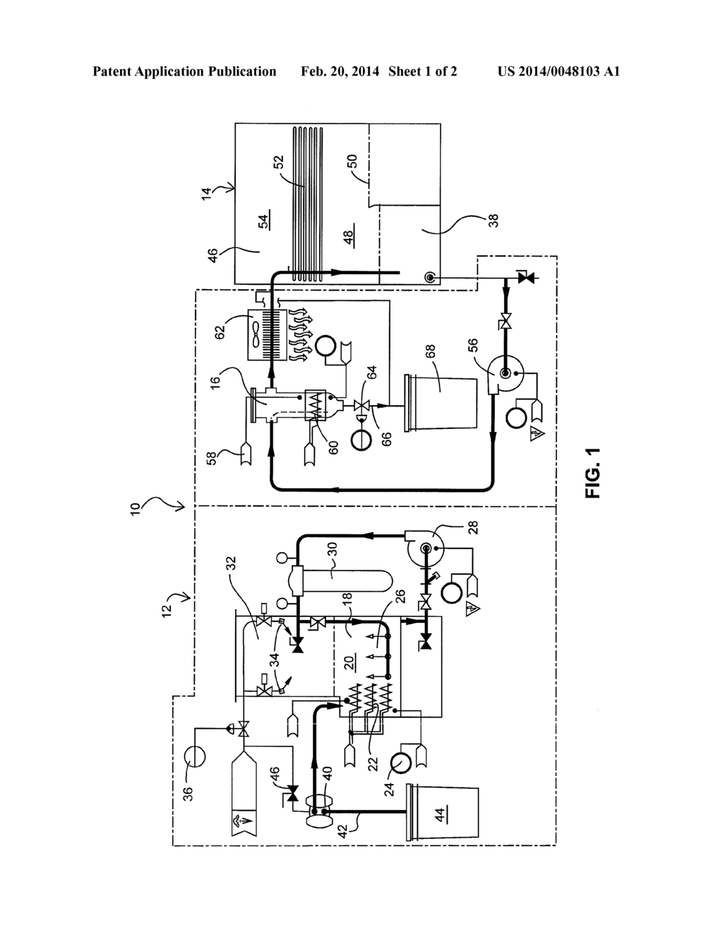 METHOD AND APPARATUS FOR CONTINUOUS SEPARATION OF CLEANING SOLVENT FROM     RINSE FLUID IN A DUAL-SOLVENT VAPOR DEGREASING SYSTEM - diagram, schematic, and image 02