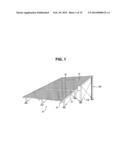 SOLAR CELL MODULE SUPPORT STRUCTURE diagram and image