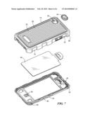 PORTABLE DEVICE CASE WITH CORNER PROTECTION ELEMENT diagram and image