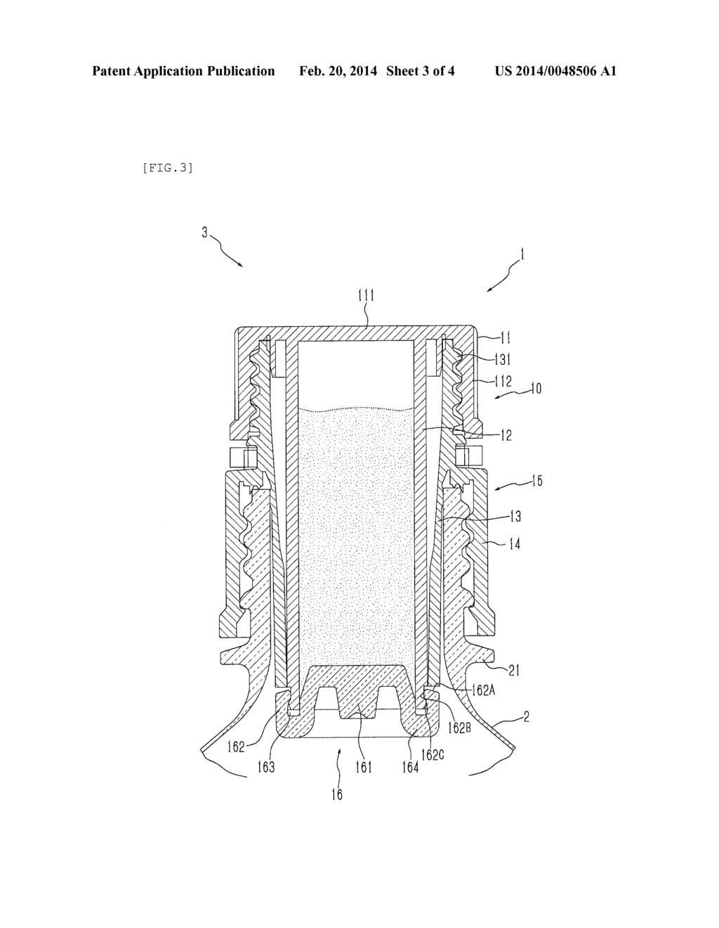 POWDERED RAW MATERIAL, BOTTLE CAP AND CONTAINER WITH BOTTLE CAP - diagram, schematic, and image 04