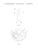 PULP MOLDED LID WITH NON-RETICULATED INNER AND OUTER SURFACES AND PROCESS     OF MANUFACTURING SAME diagram and image