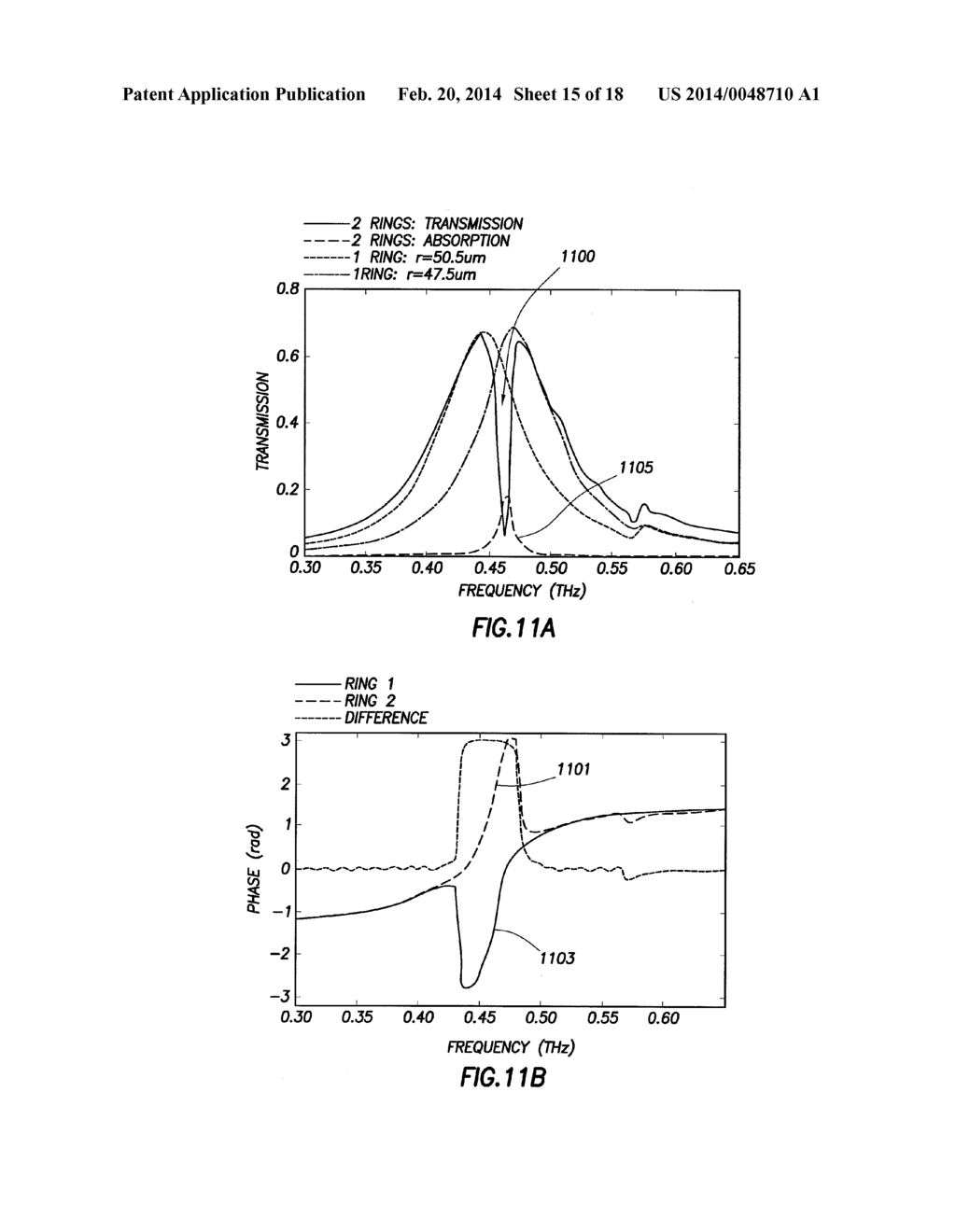 DEVICE AND METHOD FOR MODULATING TRANSMISSION OF TERAHERTZ WAVES - diagram, schematic, and image 16