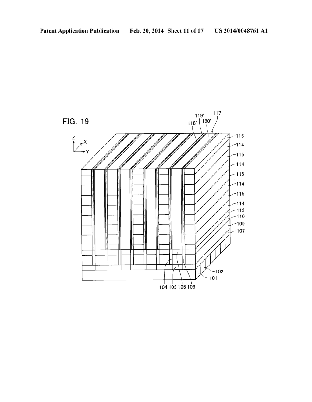 SEMICONDUCTOR MEMORY DEVICE AND METHOD OF MANUFACTURING THE SAME - diagram, schematic, and image 12