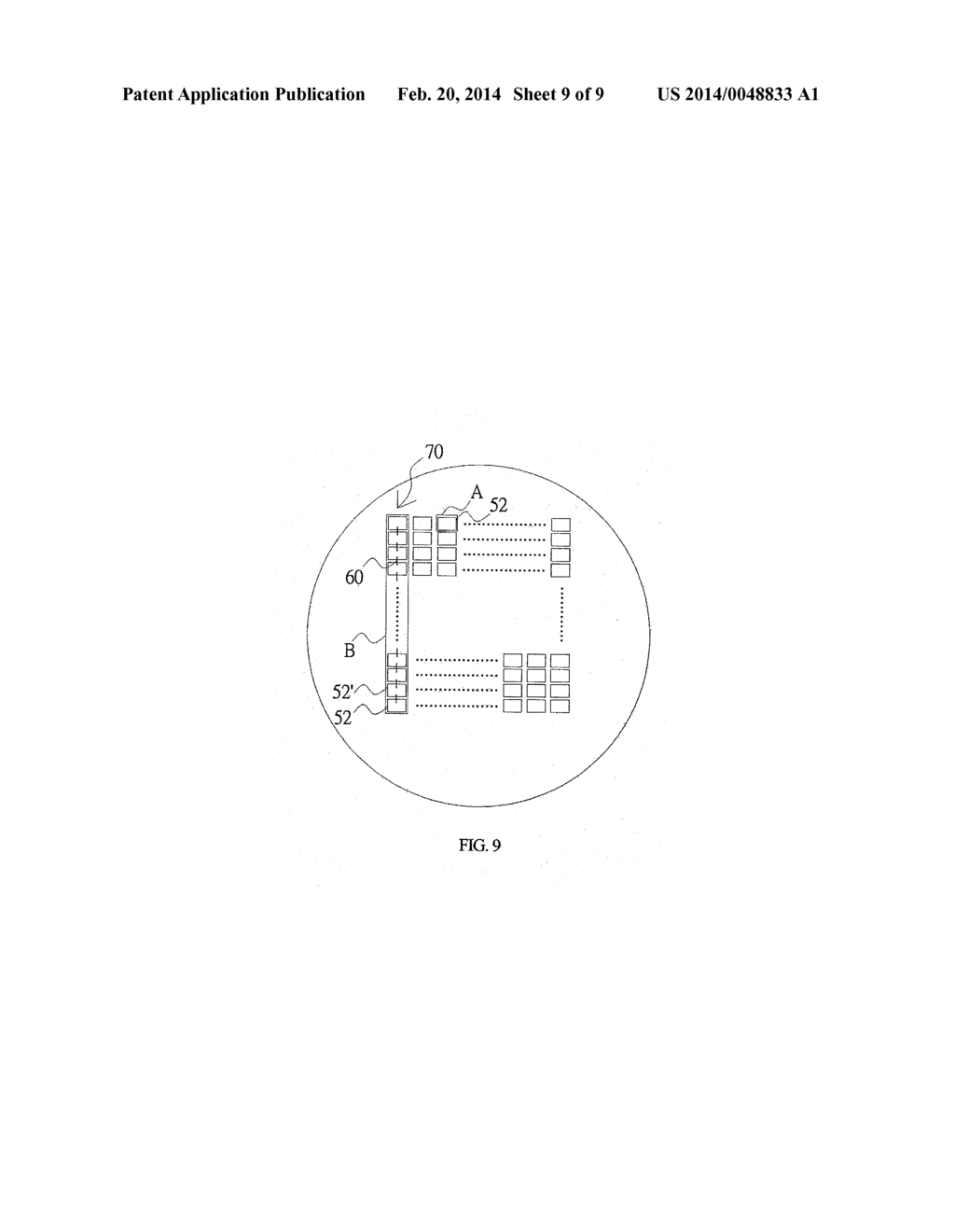 LIGHT-EMITTING DEVICE WITH NARROW DOMINANT WAVELENGTH DISTRIBUTION AND     METHOD OF MAKING THE SAME - diagram, schematic, and image 10