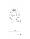 RING TOSS GAME AND SYSTEM INCLUDING PIERCED RING diagram and image