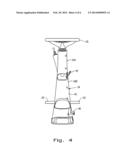 STEERING COLUMN FOR A WORK VEHICLE WITH INTEGRAL ADJUSTABLE FOOT RESTS diagram and image