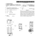 Knock-down construction of carnival style food cart or stand diagram and image