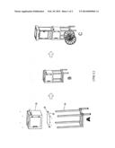 Knock-down construction of carnival style food cart or stand diagram and image