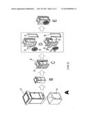 Knock-down construction of carnival style food cart or stand diagram and image