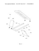 FOLDING PORTABLE FOOTSTOOL WITH PLATFORM ADJUSTABLE TO MULTIPLE HEIGHTS     AND ANGLES diagram and image