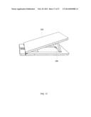 FOLDING PORTABLE FOOTSTOOL WITH PLATFORM ADJUSTABLE TO MULTIPLE HEIGHTS     AND ANGLES diagram and image