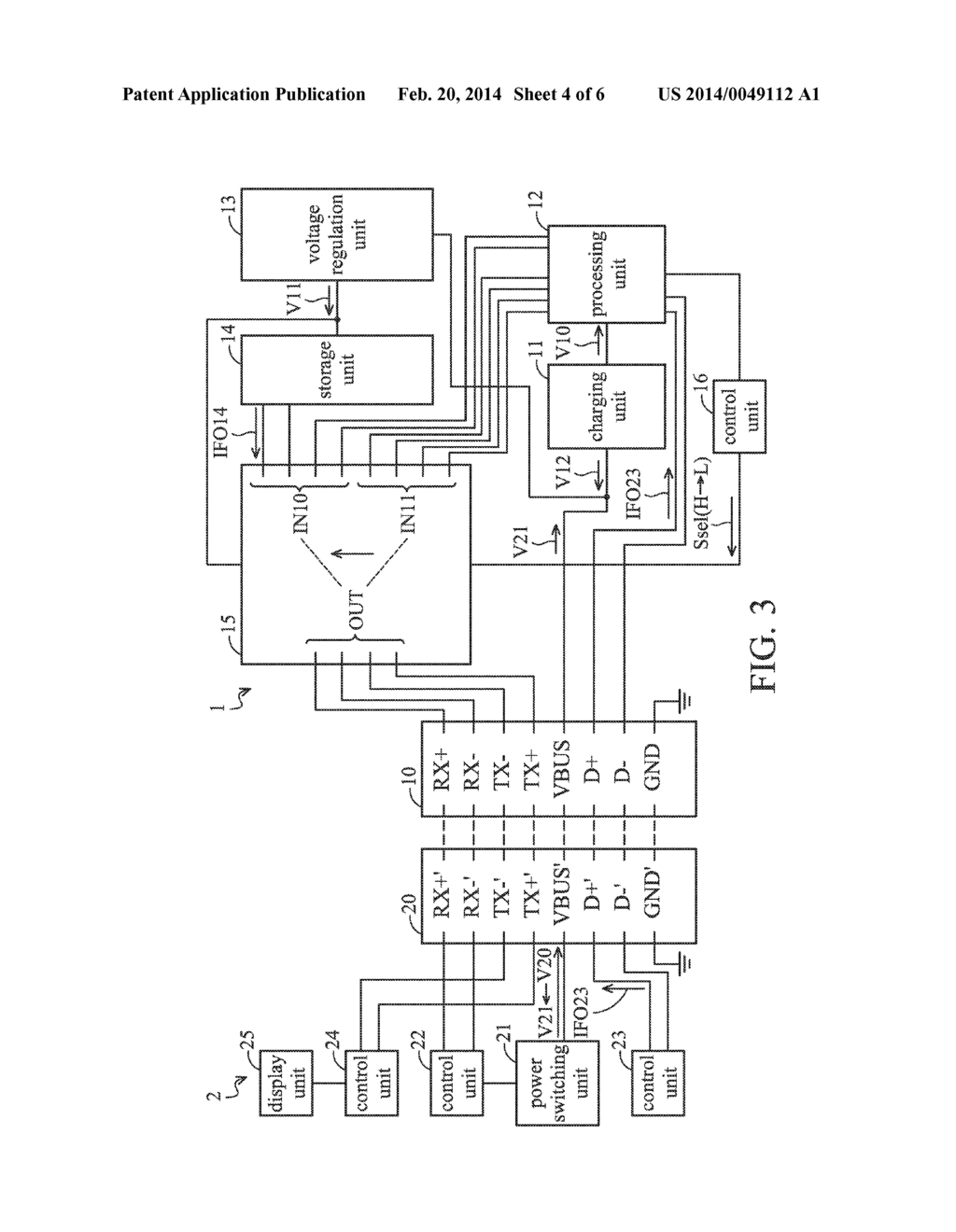 ELECTRONIC DEVICE WITH CONNECTION INTERFACE SUPPORTING SIGNAL     COMMUNICATION AND CHARGING OPERATION - diagram, schematic, and image 05