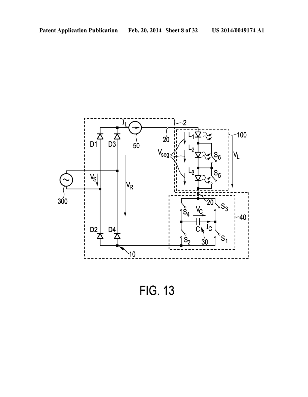 DRIVING DEVICE AND METHOD FOR DRIVING A LOAD, IN PARTICULAR AN LED     ASSEMBLY - diagram, schematic, and image 09