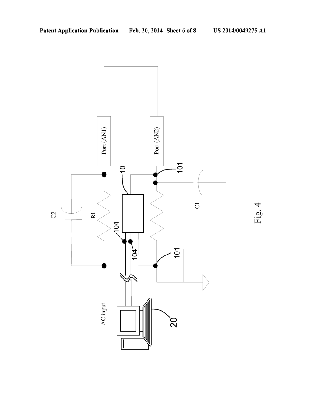 COMPENSATING CIRCUIT HAVING PROGRAMMABLE CAPACITANCE ARRAY FOR MEASURING     AC VOLTAGE - diagram, schematic, and image 07