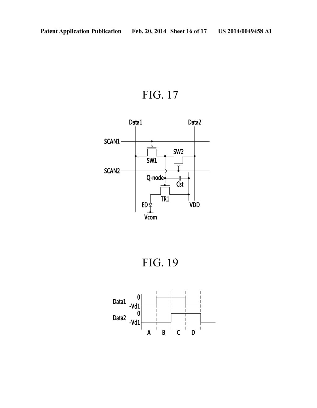 DISPLAY DEVICE AND DRIVING METHOD THEREOF - diagram, schematic, and image 17