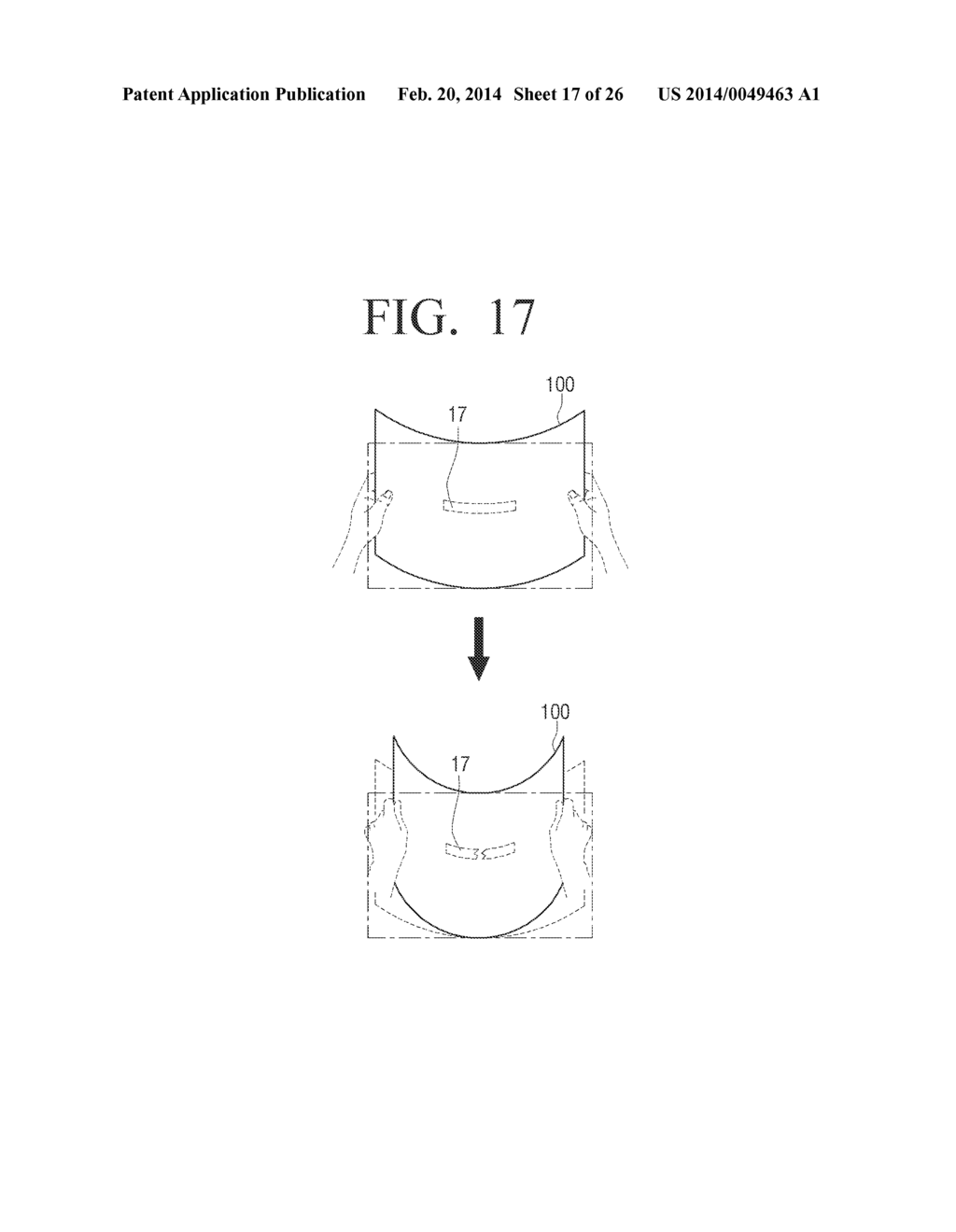 FLEXIBLE DISPLAY APPARATUS AND FEEDBACK PROVIDING METHOD THEREOF - diagram, schematic, and image 18