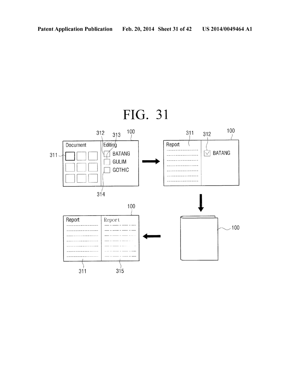 FLEXIBLE DISPLAY APPARATUS AND CONTROLLING METHOD THEREOF - diagram, schematic, and image 32