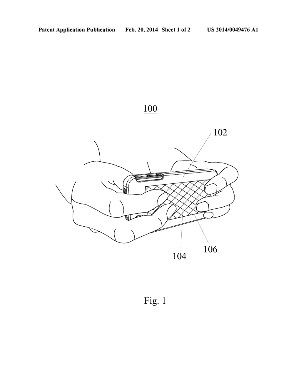 ELECTRONIC DEVICE CASE WITH TOUCH SENSITIVE INPUT - diagram, schematic, and image 02